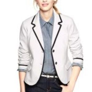 GAP Academy Blazer - White w/ Black Piping